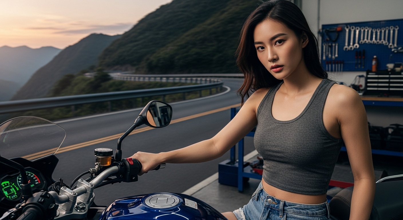 高階機車煞車卡鉗特寫