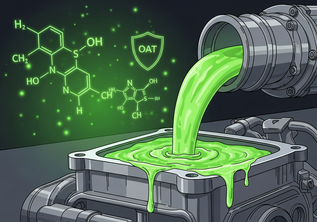 美督 OAT 50% 有機型水箱精具備絕佳抗沸防鏽效能